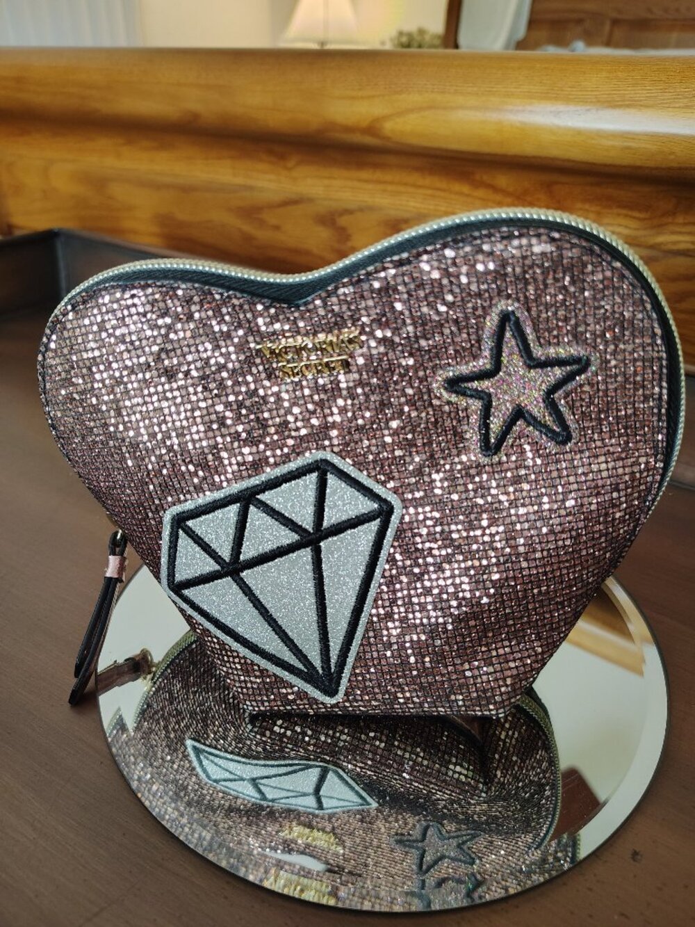 Victoria's Secret Sequin Cosmetic Bag